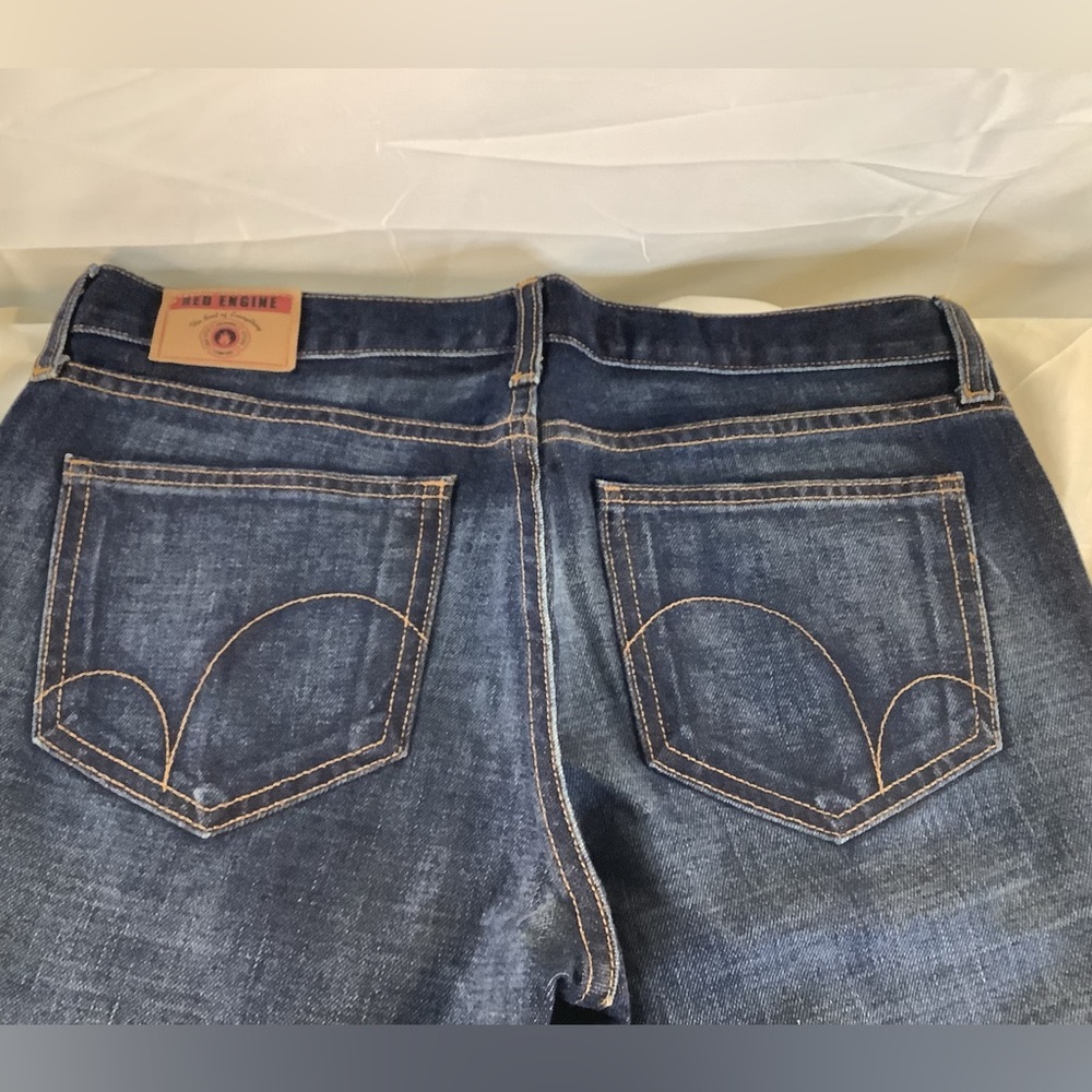 Red Engine Relaxed Boot Jeans. Size: 28